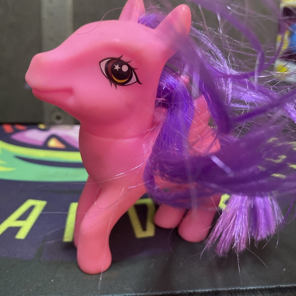 Greenbrier International Pink Purple Pegasus Pony 4" Figure
